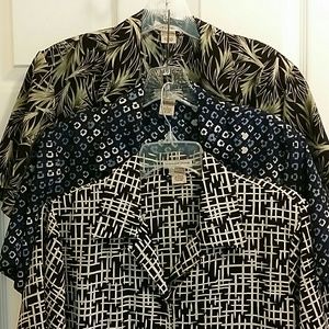 Set of 3 Notations Blouses Large